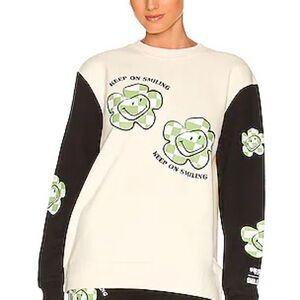 Keep On Smiling Crewneck in Natural
BY SAMII RYAN